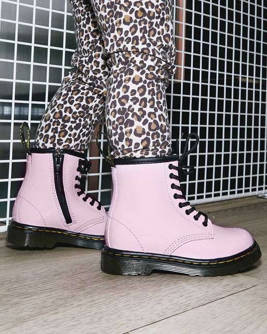 Botines Dr. Martens 1460 Patent Niño Rosas MX-78659